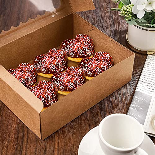 NPLUX Bundle of 24 Pack Cookie Boxes and 10 Pack Cake Boxes with Window for Gift Giving image 5