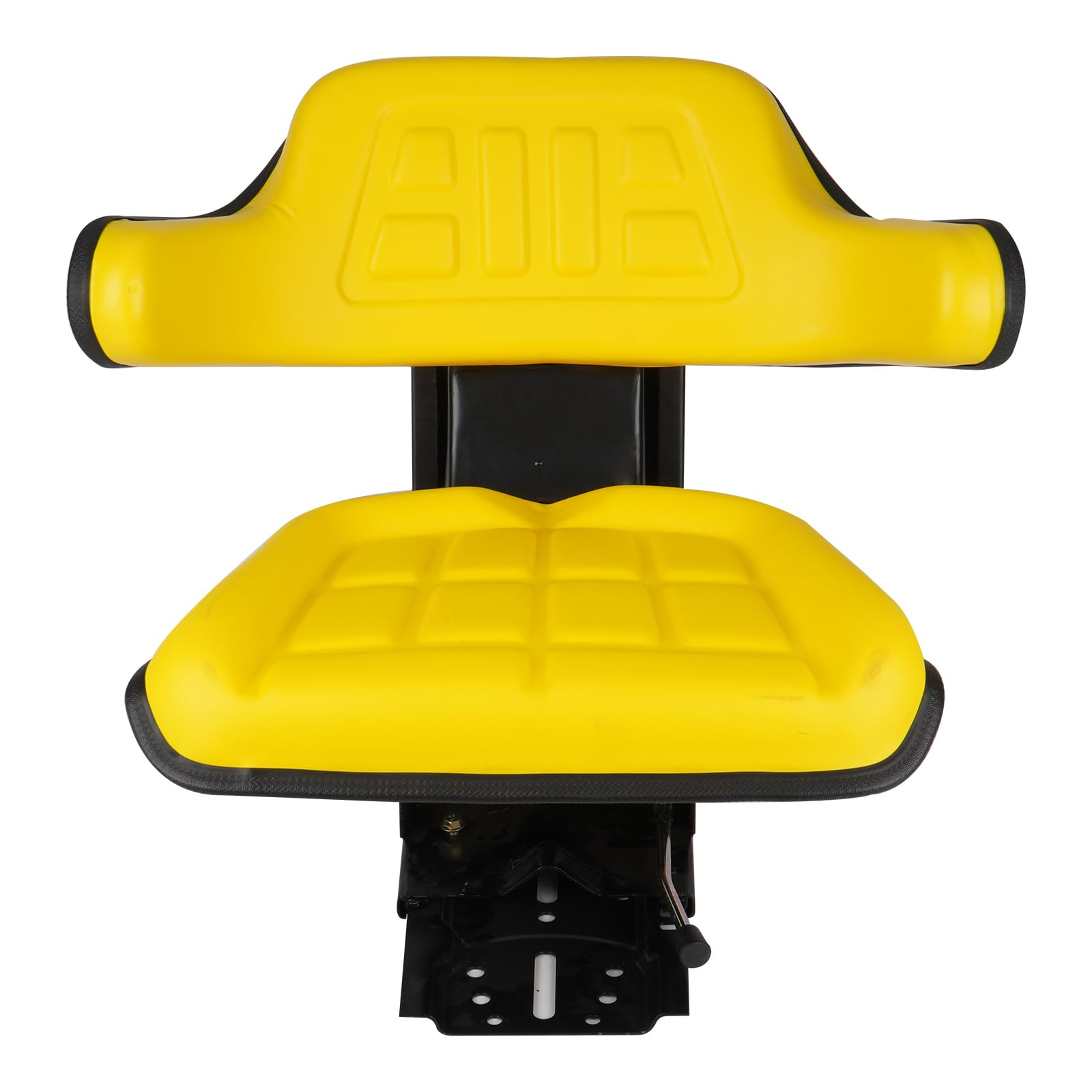 Yellow Universal Adjustable Tractor Suspension Seat Fits for John Deere 1020 1530 2020 2030 2040 5210 5300 fits for Ford & New Holland 3000 3010 3300 3400 3600 3610 Shock Absorption Alloy Steel+PVC