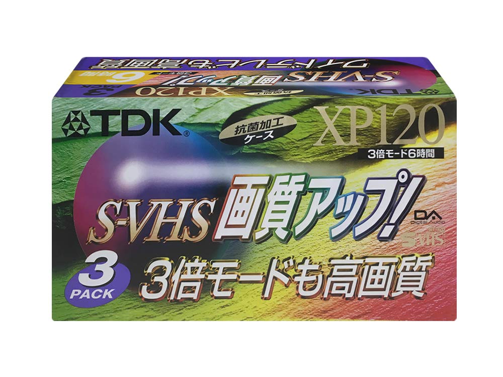 Amazon.co.jp: TDK XP120 S-VHS Video Tape for Recording, 120 