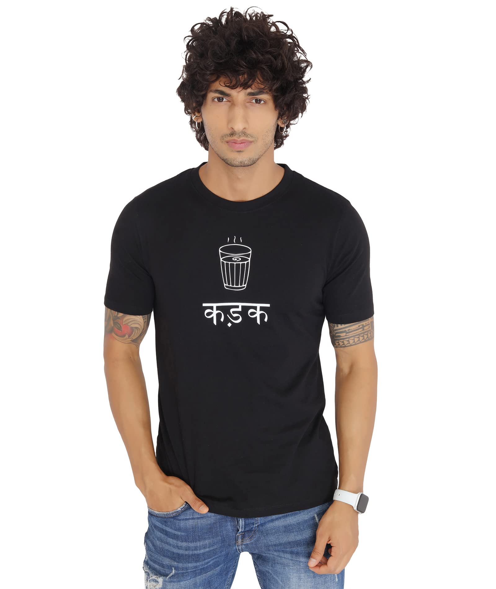 CRE8Boys' Cotton Printed T-shirt