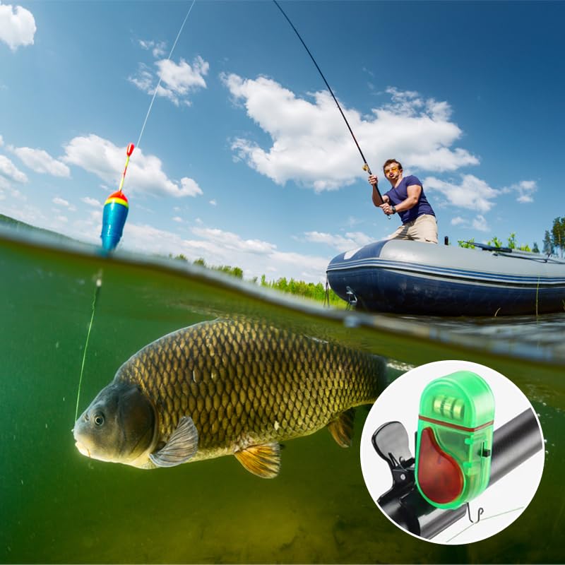 Amazon.com: Fishing Bite Alarm with LED Light, 2025 New Smart Fish Bite Alarm Sound Bite Alert Bell with LED Lights, Upgrade Electronic Fishing Alarms Bite Alarms for Fishing Poles Multipack (2) : Amazon.com: Fishing Bite Alarm with LED Light, 2025 New Smart Fish Bite Alarm Sound Bite Alert Bell with LED Lights, Upgrade Electronic Fishing Alarms Bite Alarms for Fishing Poles Multipack (2) :