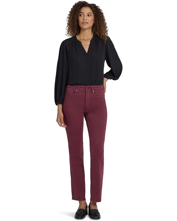 NYDJ High-rise Marilyn Straight Jeans - Main View