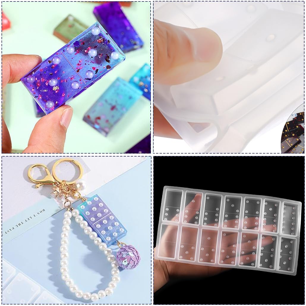 ISuperb Moule Résine Epoxy Moule Licorne 3D Moulle Silicone