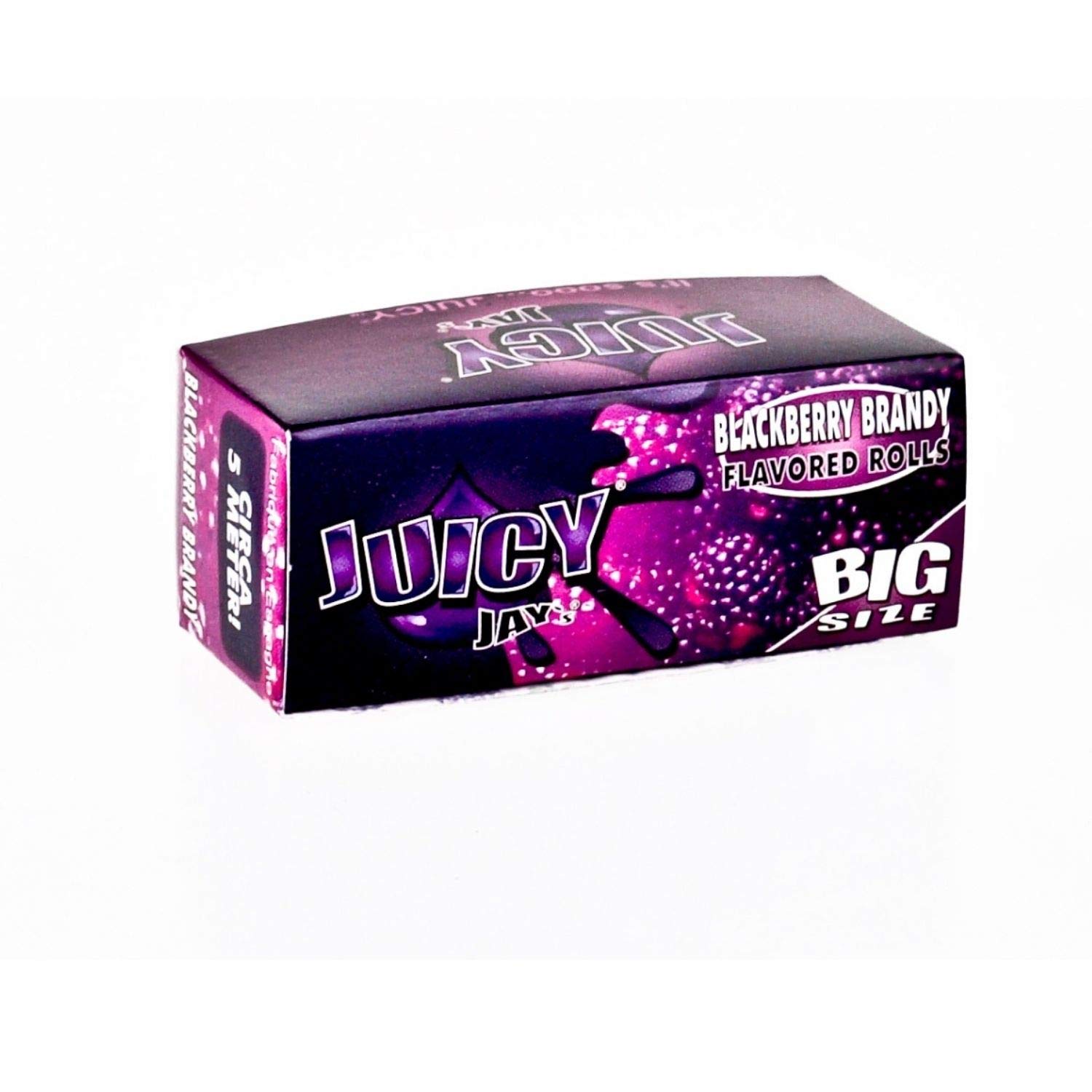 Juicy JAY's BLACKBERRY BRANDY Flavored Rolling Paper ROLL 5meter