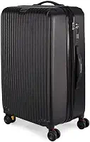 Mala Média 23Kg em ABS Com 4 Rodas 360 - AeroMalas Jeri (Preto)