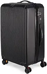 Mala Média 23Kg em ABS Com 4 Rodas 360 - AeroMalas Jeri (Preto)