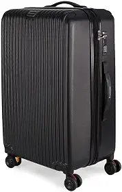 Mala Média 23Kg em ABS Com 4 Rodas 360 - AeroMalas Jeri (Preto)