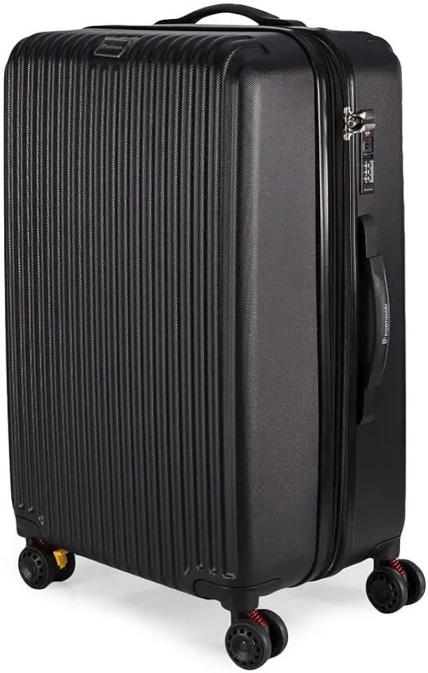 Mala de Bordo em ABS Com 4 Rodas 360 - AeroMalas Espanha (Preto)