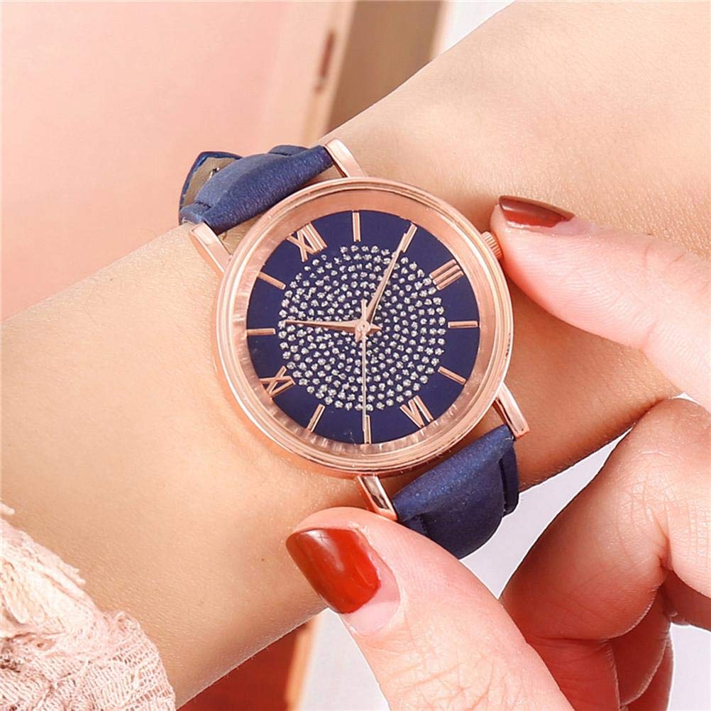 Acquista Nuovo orologio da donna di lusso di marca TOP con scatola Orologio alla moda in pelle impermeabile orologio verde Orologi al quarzo da donna in Italia a partire da 17