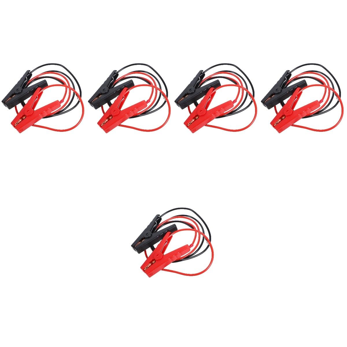 10 Pièces Pinces crocodiles électriques pince batterie clips de test électrique câble de démarrage pince batterie voiture pince de démarrage d'urgence automobile cuivre