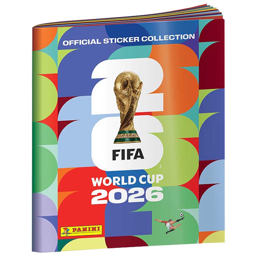 Pegatinas del Mundial 2026 - 1 álbum de colección, 20 sobres + fundas exclusivas Collect-it (paquete de marca propia)