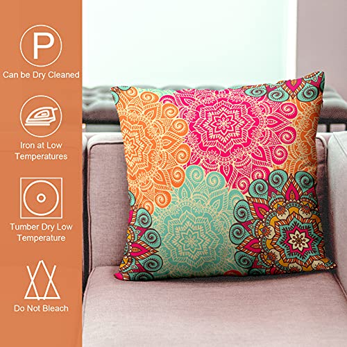 Dekorative Kissenbezüge, 45 x 45cm Boho Kissenbezug, Dekokissen Kissenhülle mit Verstecktem Reißverschluss, Superweich… – Bild 5