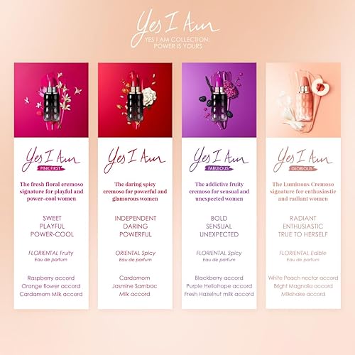 Miniatura 5 de Cacharel Yes I Am Eau de Parfum Spray para mujer - Fragancia de Cardamomo, Jazmín y Accord de Leche.