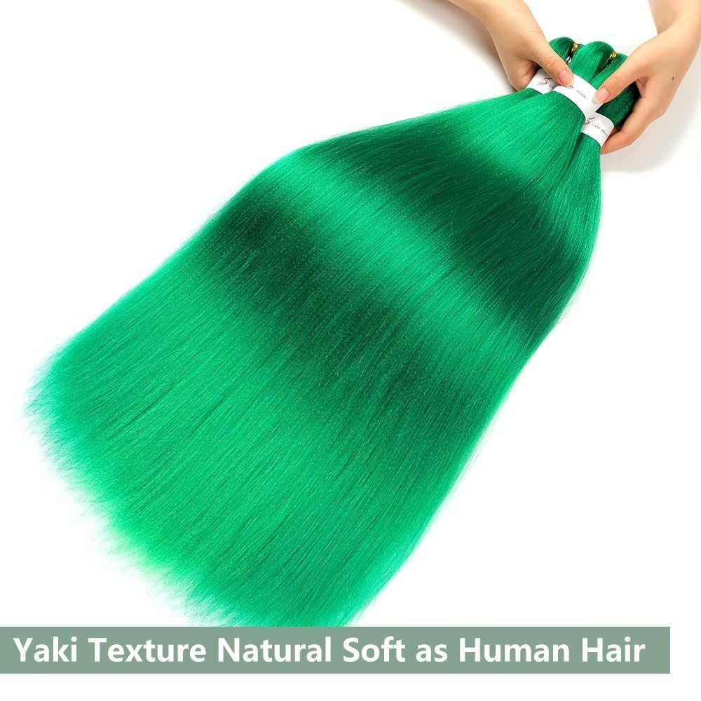 YDDM Capelli Per Treccine Africane Morado Extension Treccine Texture Yaki Easy Install per Principianti 32 Pollici 3 Pezzi Capelli Leggeri e Naturali per Box Braids, Twist e Crochet — view 160