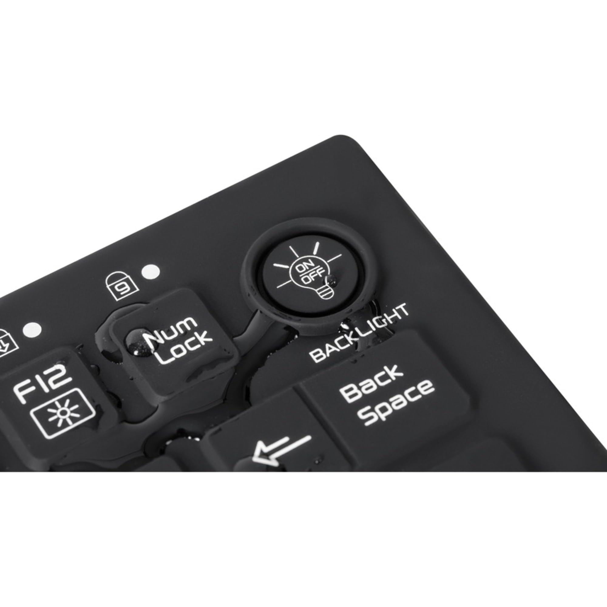 KBWKRC89PB-BK Klawiatura USB QWERTY English Black - Klawiatury (standardowa, z przewodem, USB, klawiatura membranowa, QWERTY, czarna)