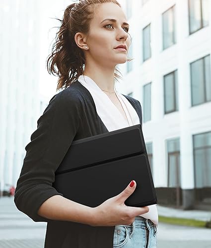 Miniatura 8 de Hamile Funda para iPad de 11 y 10 generación con teclado, 7 colores retroiluminados, inalámbrico, desmontable, con soporte para lápiz, para iPad de