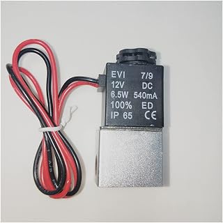 VGOWNRE Plumbing DC12V Solenoid Valve 1/4 1/8 Inch 2Way Normally Open Direct-acting Pneumatic Valves Water Air Gas Hot LAY-Fittings (Specification : 1/8Inch)