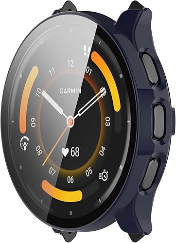 Miniatura 6 de TenCloud Protector de pantalla compatible con las fundas Garmin Venu 3 (no para Venu 3S de 1.61 pulgadas), funda de reloj inteligente rayada,