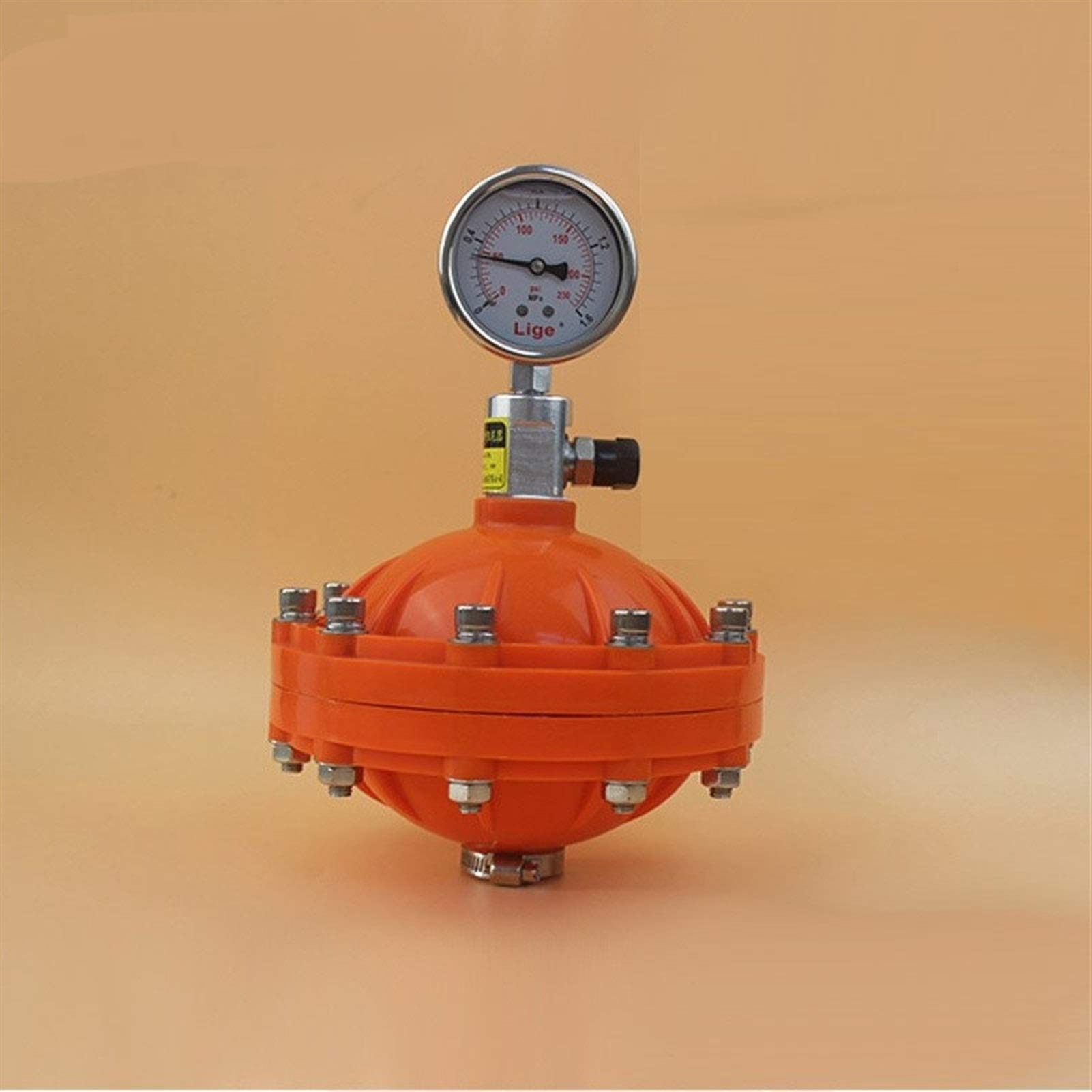 Buy 3/4" 0.6L UPVC Diaphragm Type Pulsation Dampers DN20 PVC PP Pulsating Buffer Fittings