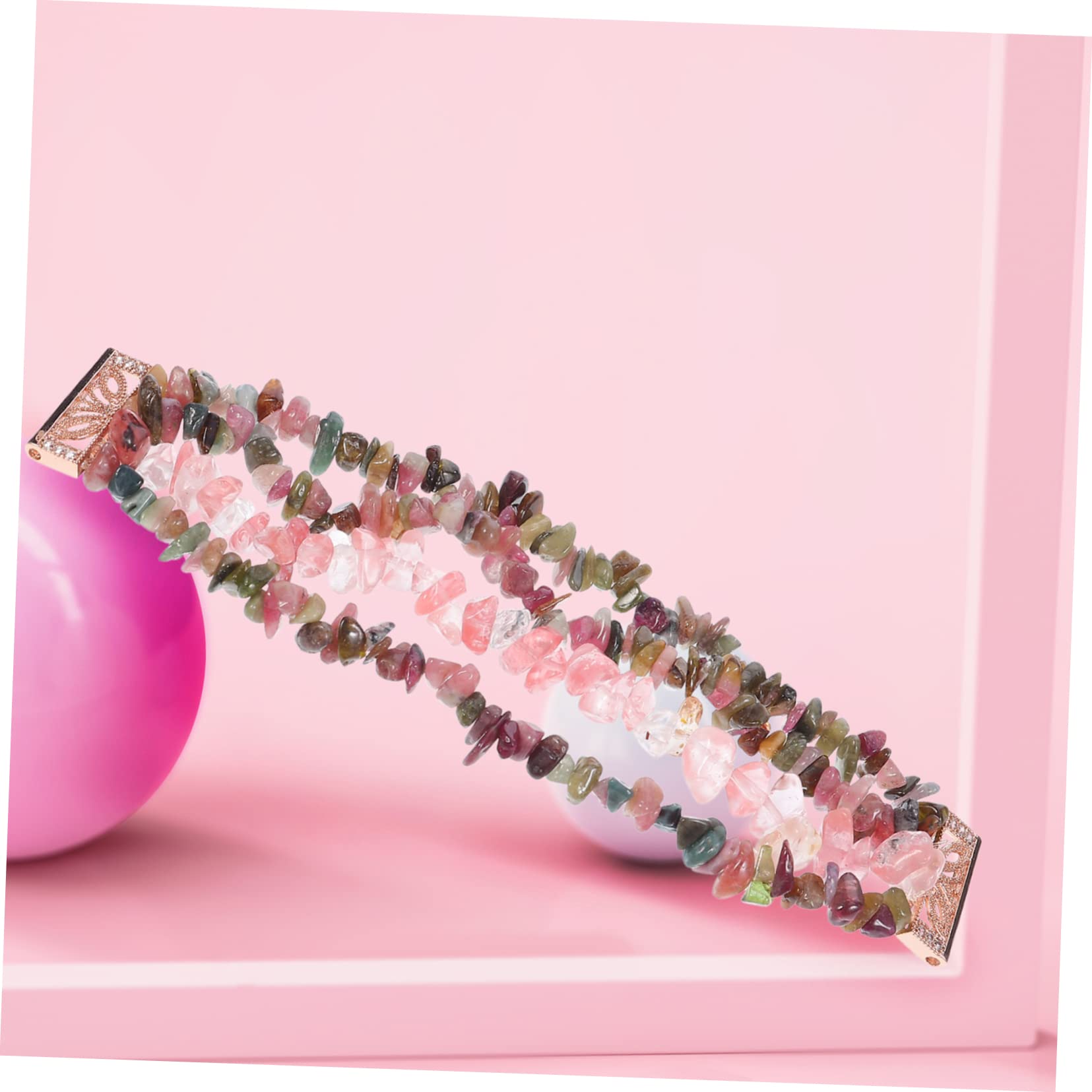 DOITOOL 2stücke Fashionables Elastisches Armband Schmuckstein Für Atemberaubendes Design Mit Perlen Komfortabel Und Für