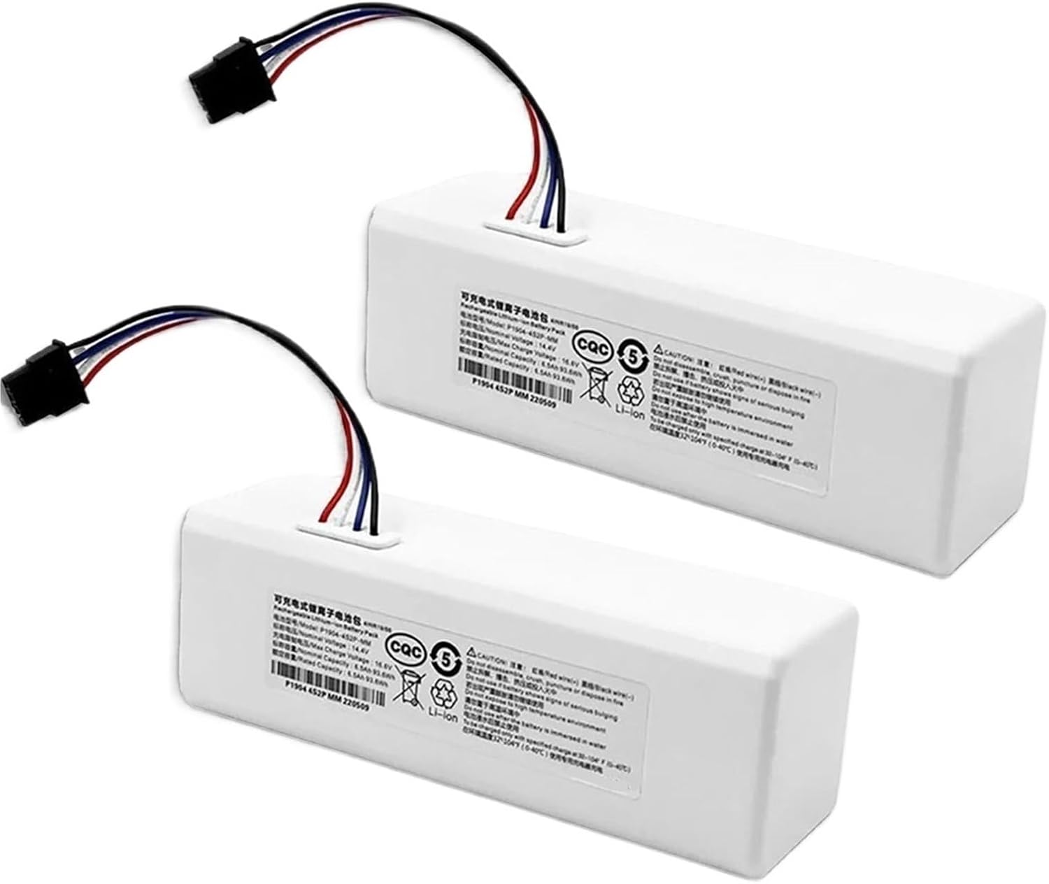 Sweeping Robot Battery P1904-4S1P-MM，Compatible For Xiaomi，Compatible For Mijia，1C Vacuum Cleaner Sweeping Mopping Robot Lithium Battery(1pcs)