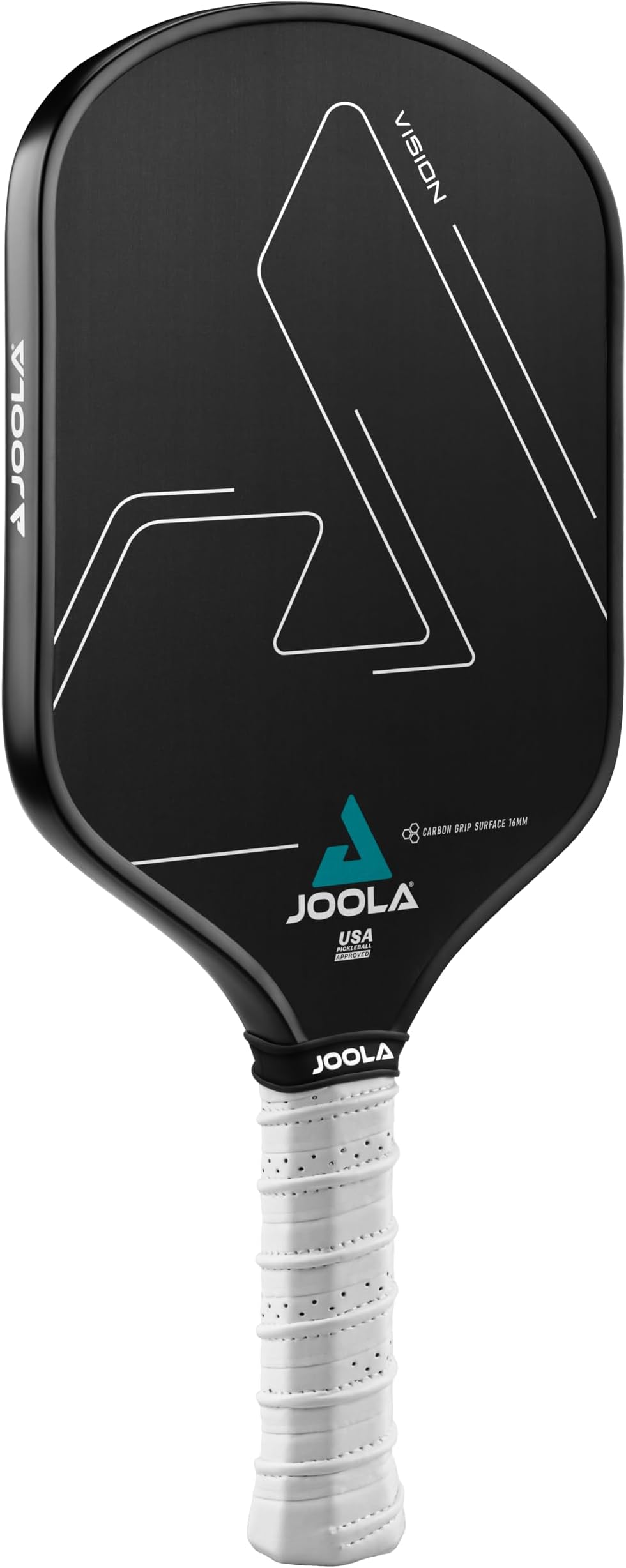 Joola Vision Pickleball Paddle with Textured Carbon Grip Surface Technology for Maximum Spin and Control with Added Power - Polypropylene Honeycomb Core Pickleball Racket