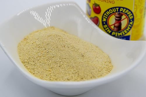 Paquete variado de 2 unidades de Adobo Incluye condimento Adobo multiusos (1) con pimienta y (1) sin pimienta, 8 onzas 1 de cada uno GOYA Viene en