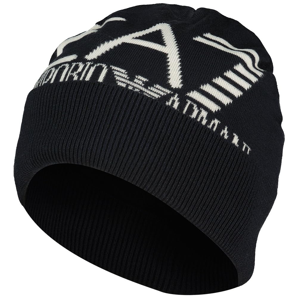 EA7 Emporio Armani Mountain U Visibility Beanie Blue/White C25EA11 7X000006 AF11994 M, BLUE/WHITE, M