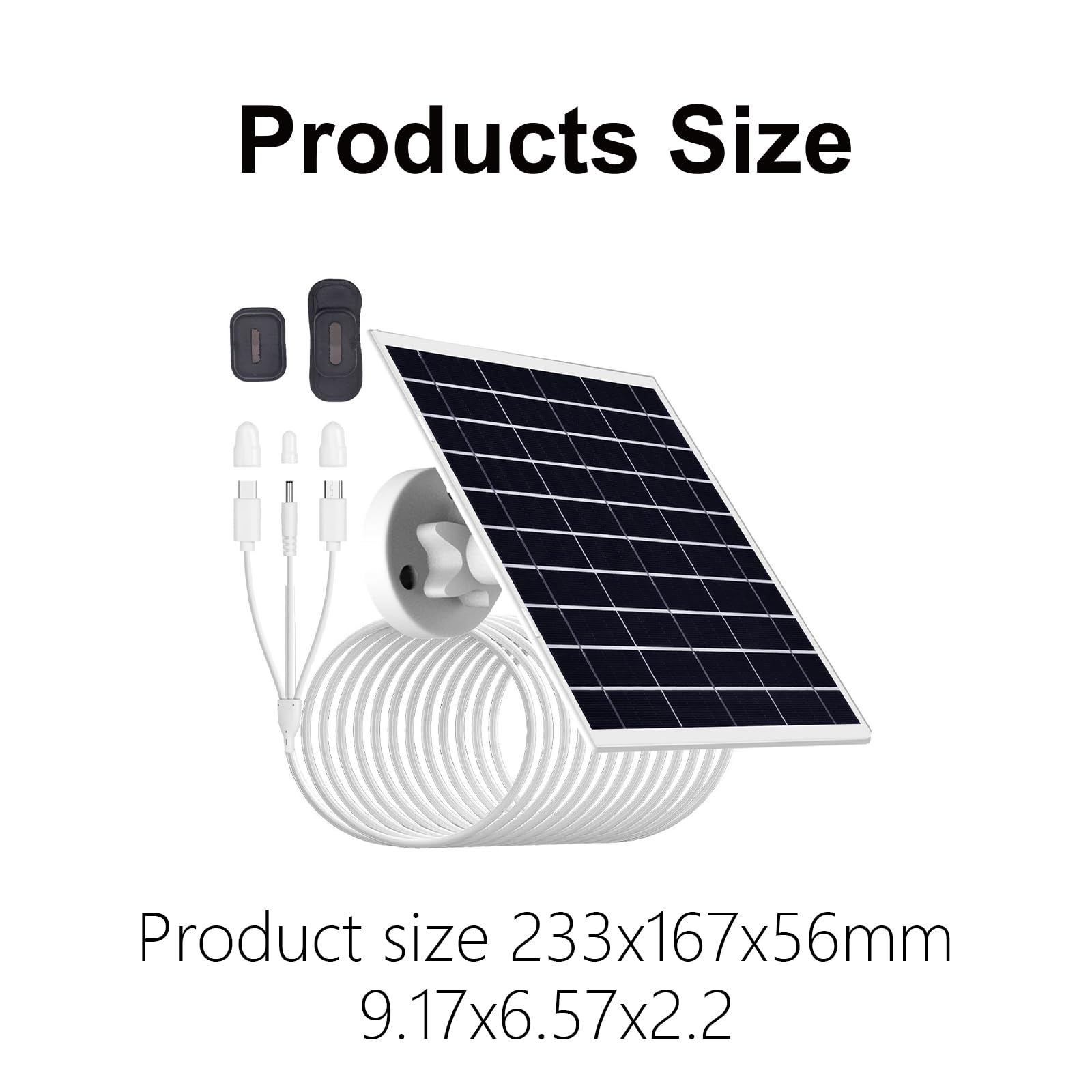 Fonti di energia solare resistenti alle intemperie del pannello di energia per telecamere di sicurezza Sorveglianza esterna 8W Protezioni intelligenti Sicurezza