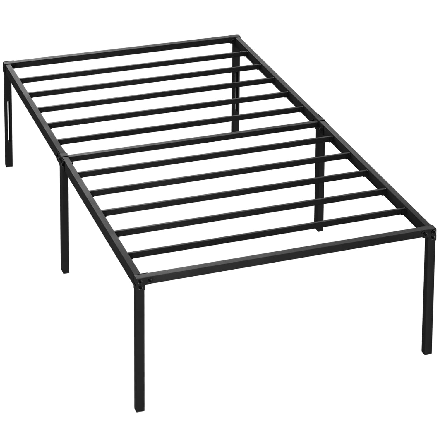 Ruesleag Metal Platform Bed Frame Classic Mattress Foundation Storage Space Under The Bed Heavy Duty Frame Bed,Noise Free, No Box Spring Needed, Easy
