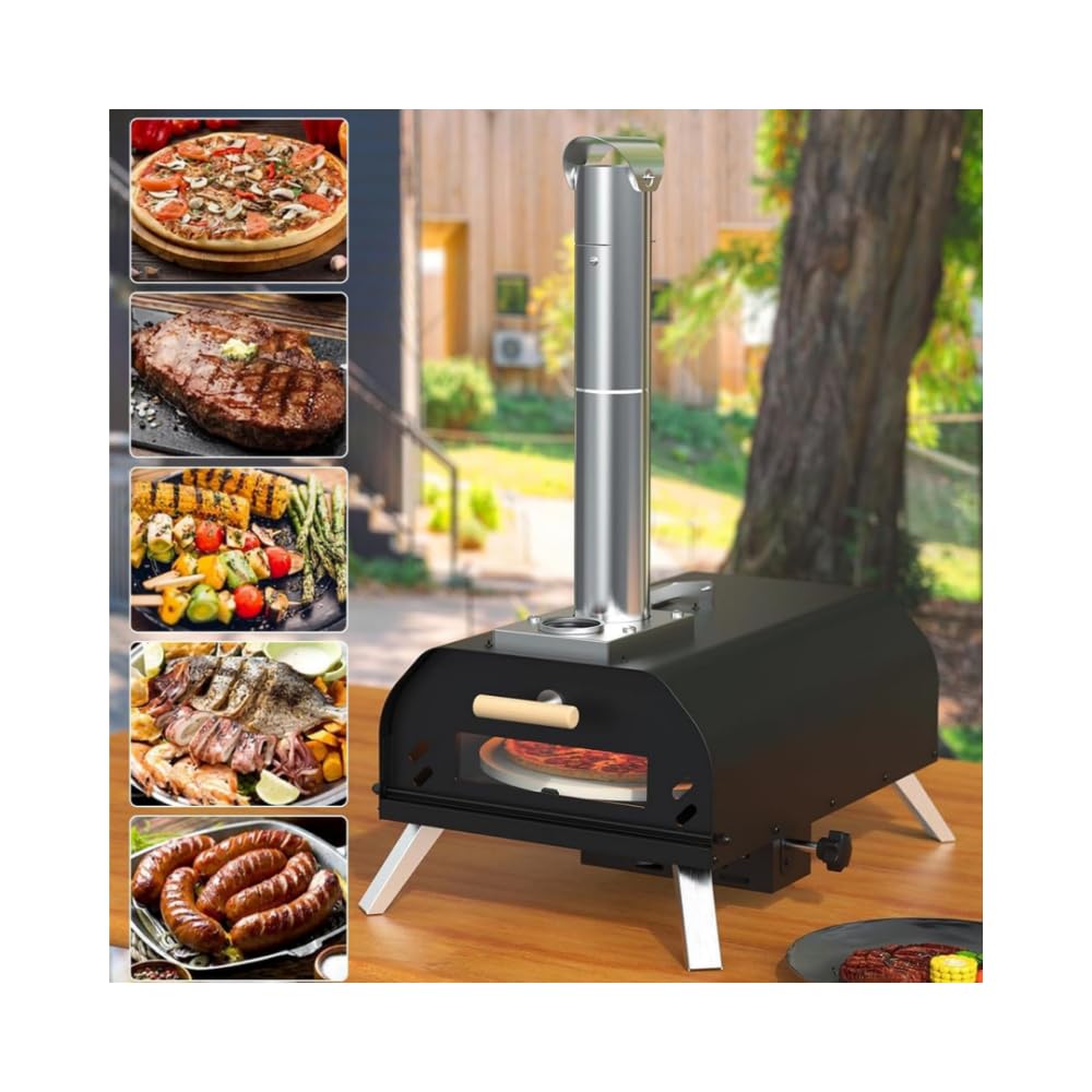 Amazon | ピザ窯 ポータブルピザ窯 ピザオーブンステンレス鋼 屋外用