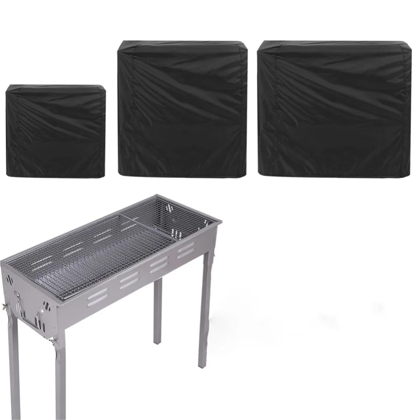 Funda Barbacoa Cubierta Impermeable for Barbacoa, Tela de Fibra de poliéster, Cubierta Grande for Barbacoa a Gas, Cubierta Protectora for Parrilla de Patio(145x61x117cm)