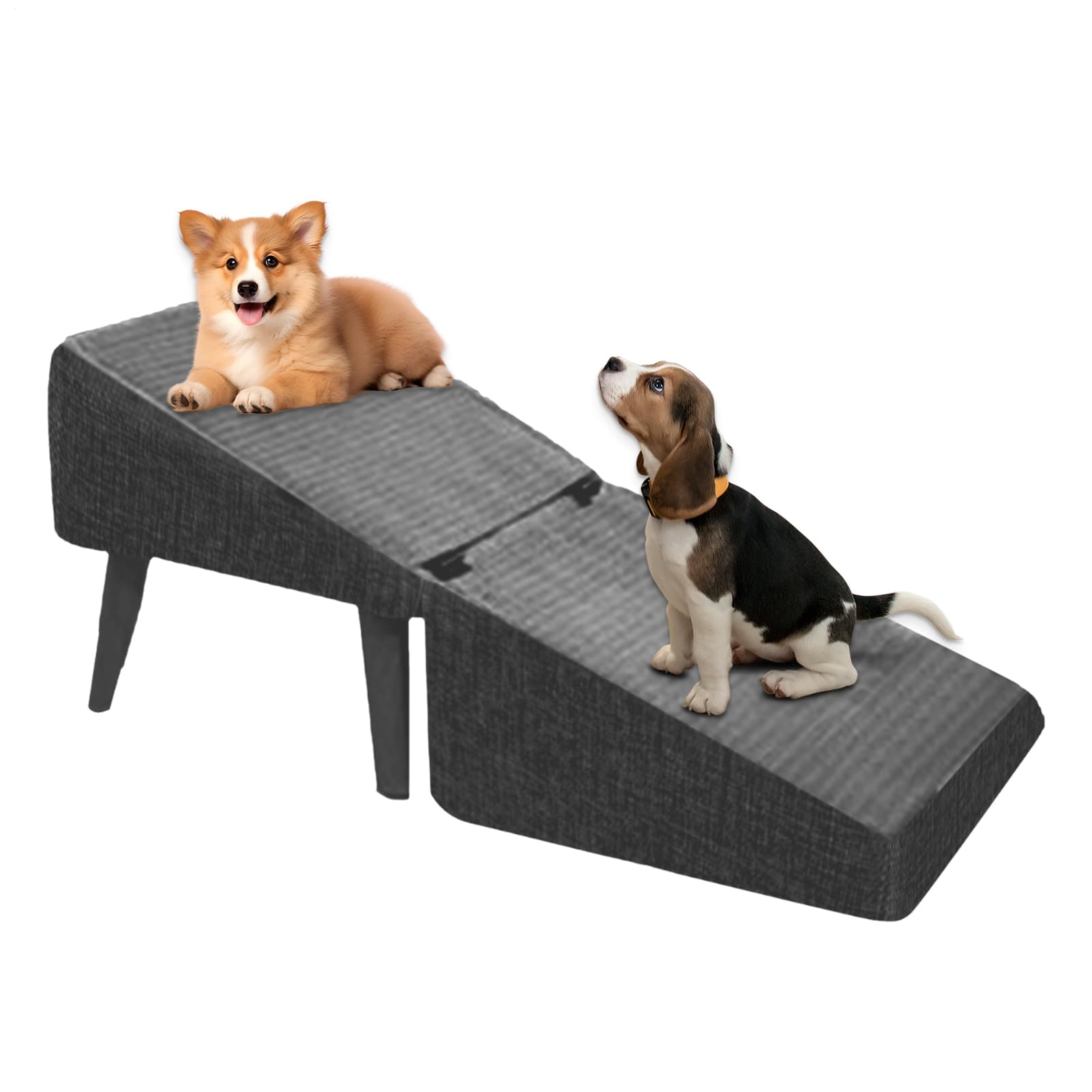 Leiter, Haustierbett-Rampe, Katzensofa-Stufen, leichtes, faltbares Design, spart Platz, 500 g, für den täglichen Gebrauch durch Hunde, Katzen und andere kleine Haustiere, Senioren oder erholende Tiere