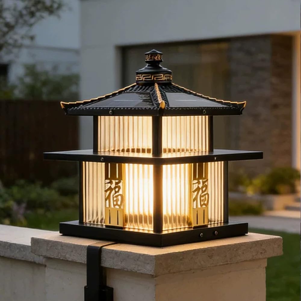 Odporna na warunki atmosferyczne solarna lampa ogrodowa