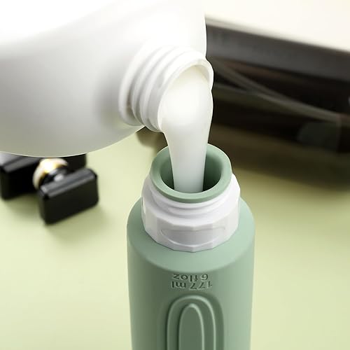 Miniatura 260 de Botellas de viaje para artículos de tocador, aprobados por la Tsa, recipientes de tamaño de viaje de 3 onzas, sin BPA, a prueba de fugas