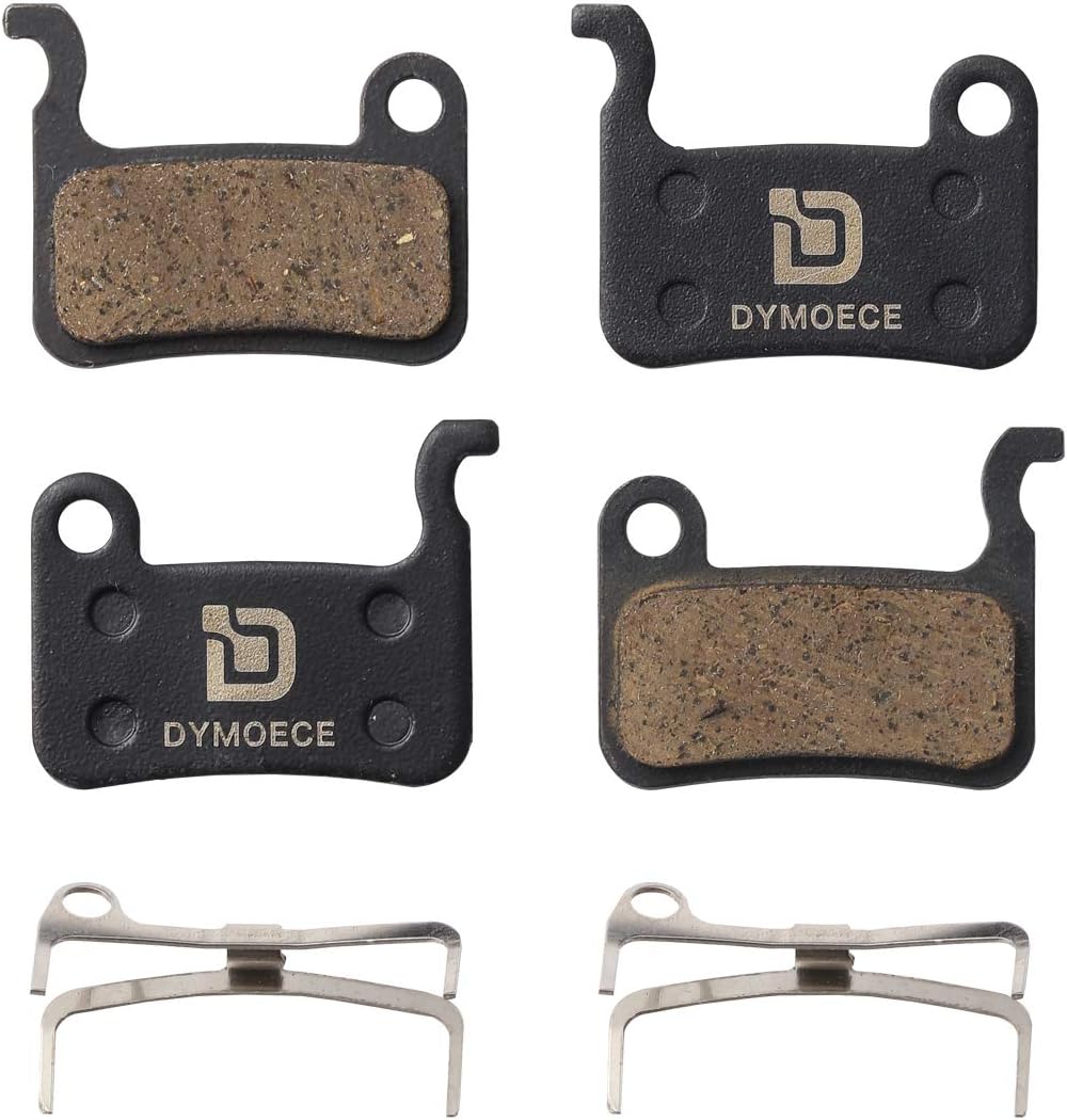 2 Pairs Bicycle Disc Brake Pads Compatible with Shimano Deore XT XTR LX SLX Hone Alfine Saint Disc Brake(Resin,Semi-Metallic,Sintered Metal)
