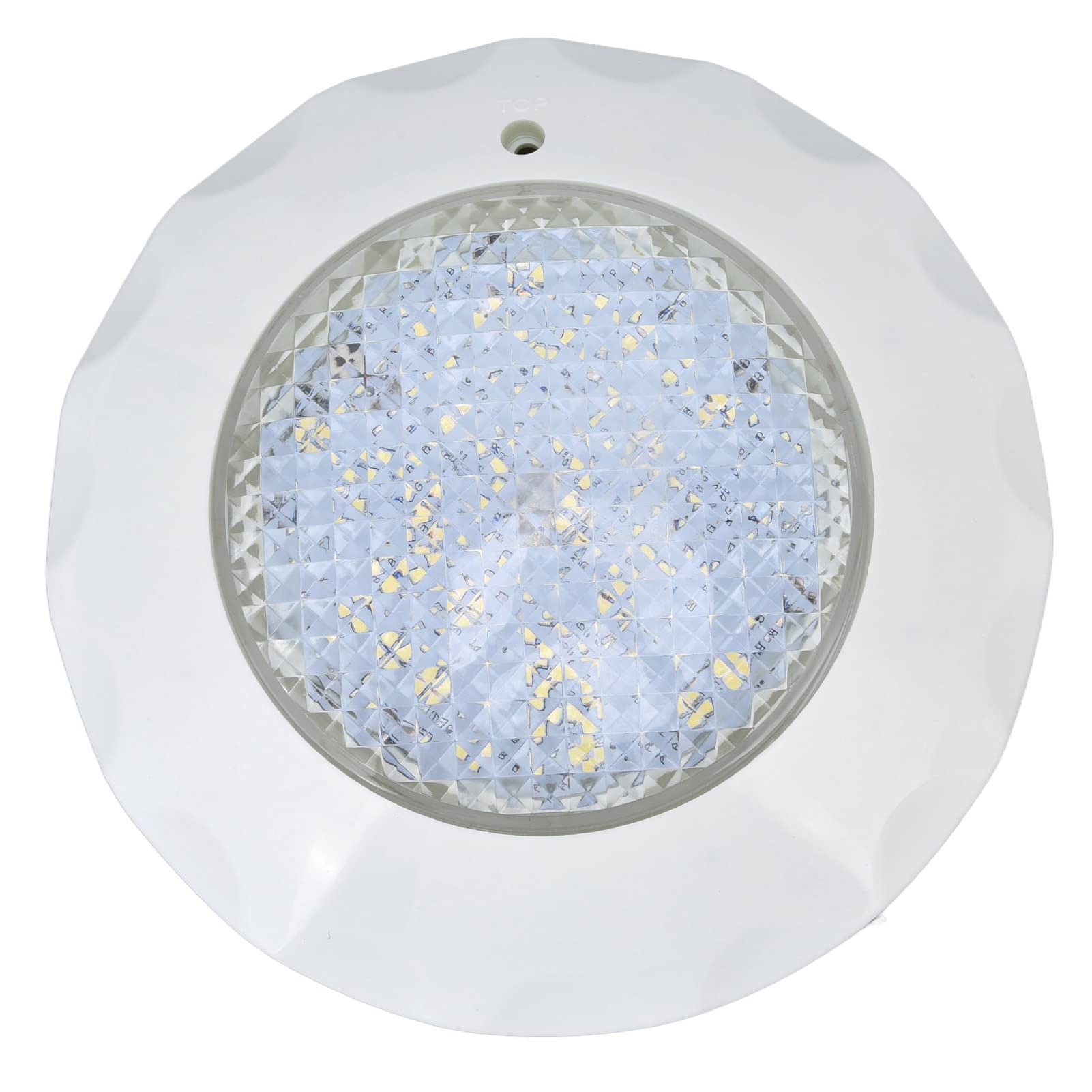 Tbest Ac12V 9W LED-Poolleuchte Ip68 Wasserdichte Schwimmbadleuchte Wandmontierte Unterwasserleuchte für Außenteich 6500K Beleuchtungsprodukte Außenbeleuchtung