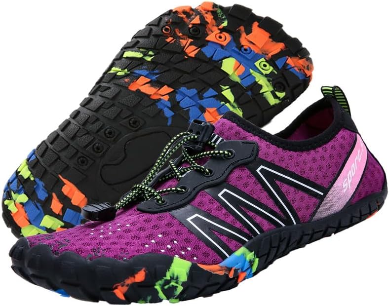 Water Shoes Men Women Barefoot Shoes Outdoor for Beach Aqua Swim Pool River Water Quick Dry Boating Fishing Diving Surfing with Yoga Aerobics