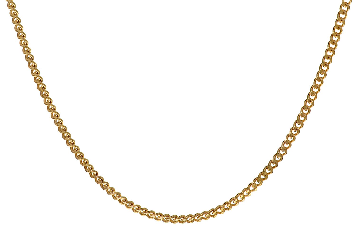 trendor Kreuz-Anhänger Gold 333 mit goldplattierter Halskette 35751