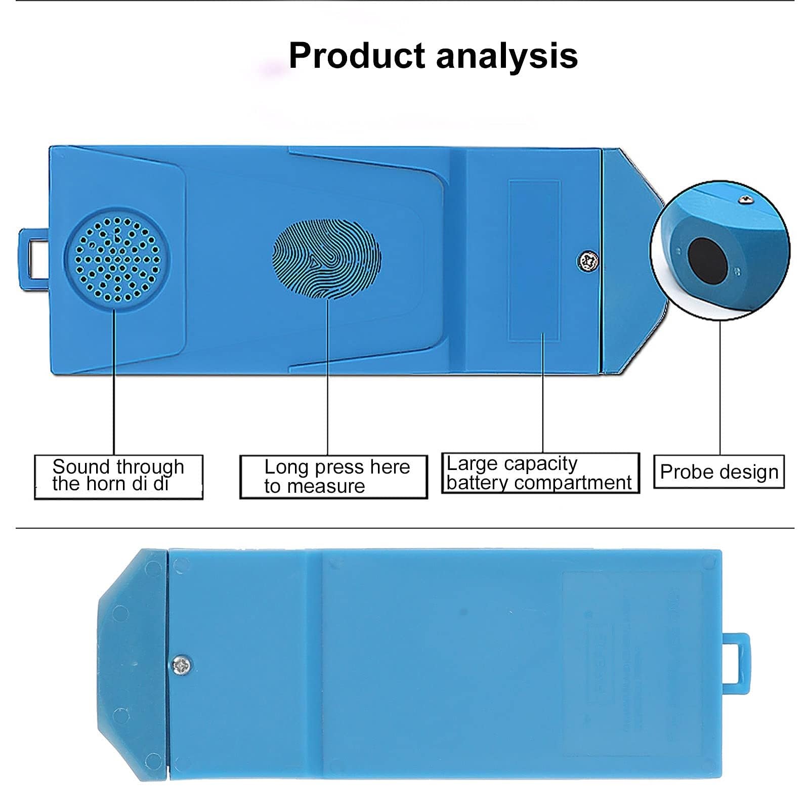 Detector veterinario de embarazo ultrasonido escáner para ganado de granja, ganado, ovejas, cerdos, inteligente, portátil, recargable, funciona con pilas