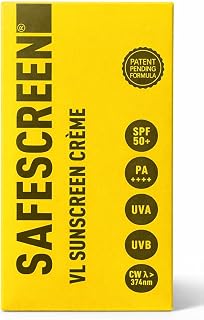 Safescreen VL Sunscreen Crème SPF 50+ PA++++ | Broad Spectrum UVA & UVB Protection | Lightweight, Non-Greasy Formula | Dai... Price In India