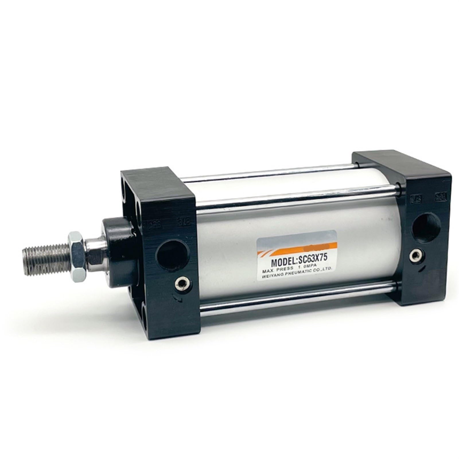SC Standard Cylinder SC80/100/125mm Bore Double Acting Pneumatic Big Thrust 125/150/100mm Stroke(Stroke 125mm,SC125 (Bore 125mm))
