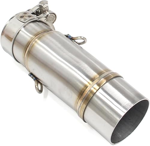 Miniatura 6 de Tubo de escape de motocicleta, adaptador de escape de silenciador con abrazaderas y adaptadores adecuado para Kawasaki Ninja 400 Z400 2017-2022,