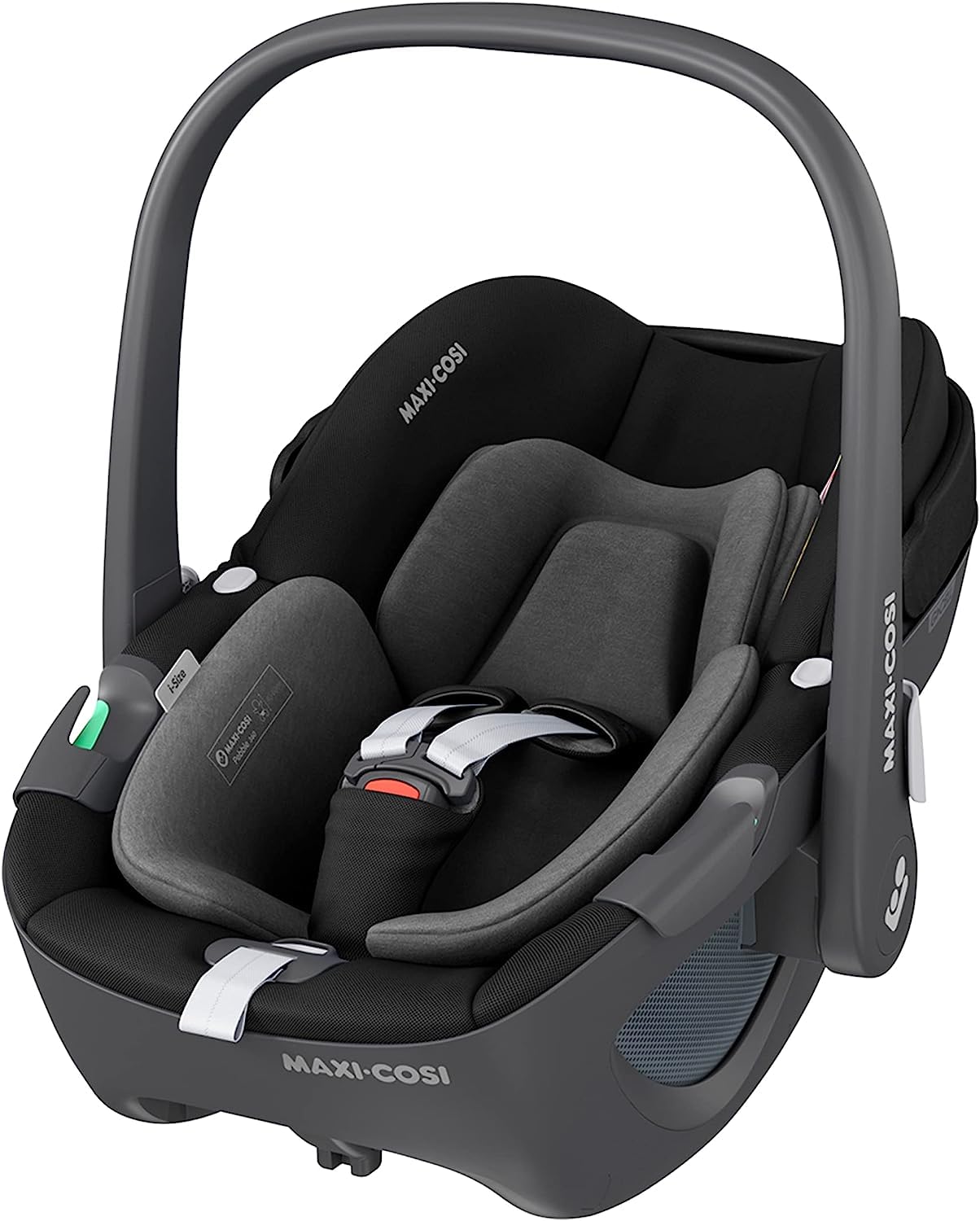 Maxi-​Cosi Pebble 360 i-​Size, Siège-​auto bébé, Siège-​auto nouveau-​né 360, 0 à 15 mois (40 à 83 cm), Rotation à une main, Protection G-​CELL contre les chocs latéraux, Essential Black