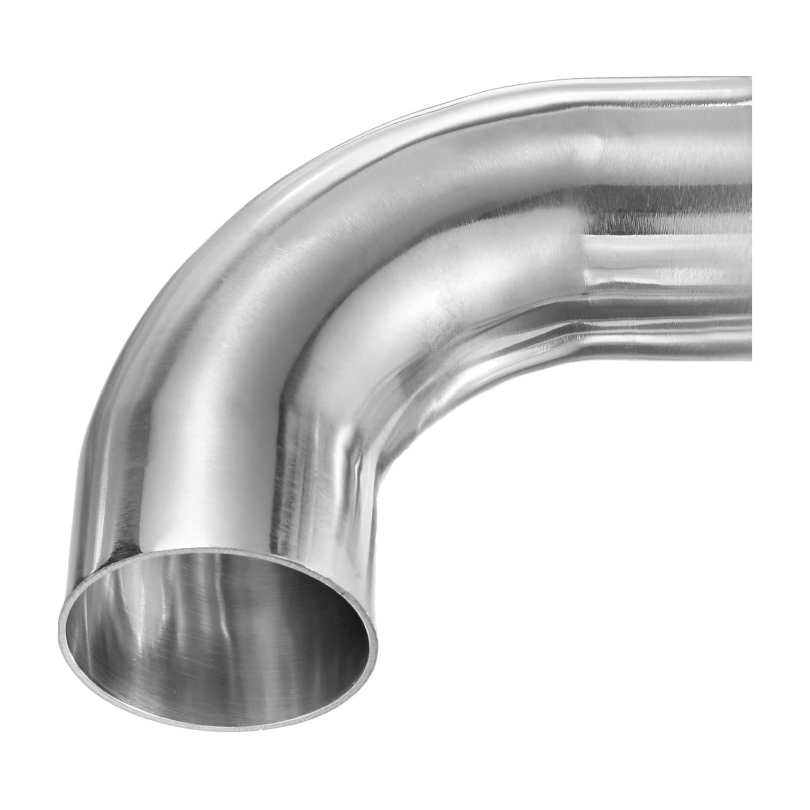 M METERXITY OD 2.2 Zoll 90 Grad Dornbiegung Ellbogen Verstärkt 2 mm 304 Edelstahl Auspuffkrümmer Für Auto Tuning Auspuffanlage Treppengeländer Biegung Höhe 125 mm