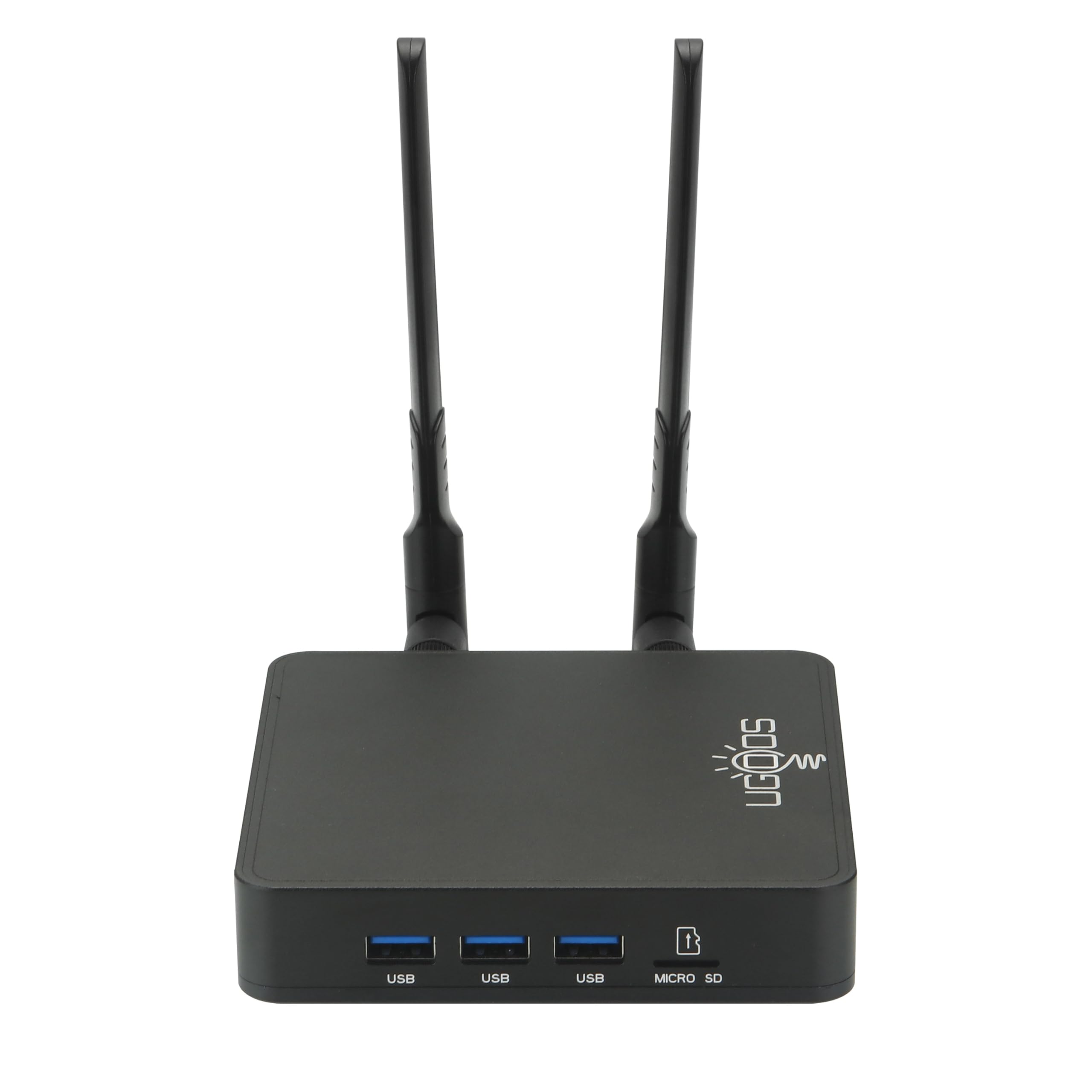 Ugoos AM9 PRO TV-Box mit Android 14.0, Amlogic S905X5-J Prozessor, 4 GB RAM, 64 GB ROM, Dual-WLAN (2,4 GHz/5 GHz), Ethernet (1000 Mbit/s), USB 3.0, Bluetooth 5.3, AV1-, VP9-, H.265- und 4K HDR Box