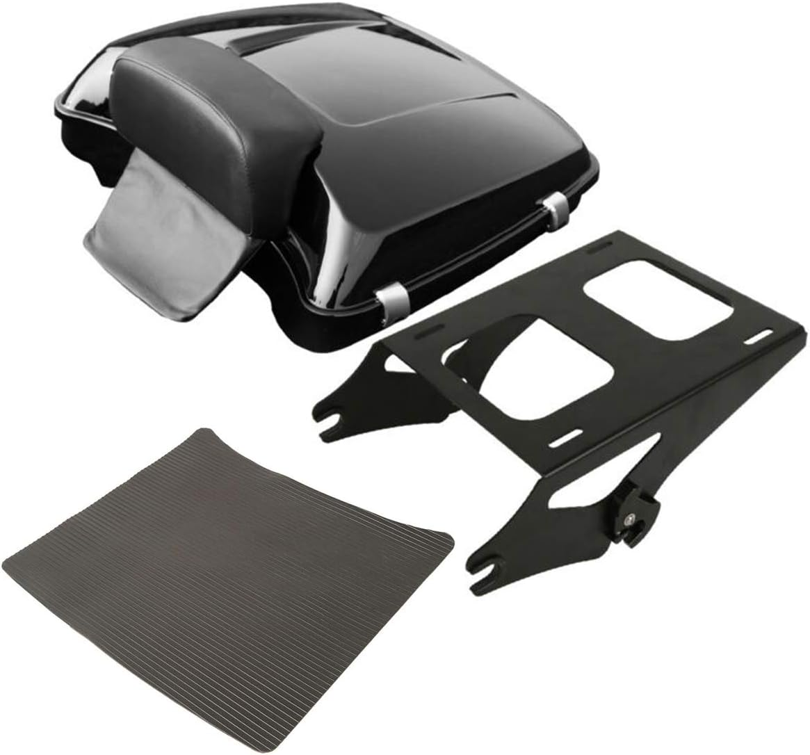 SLMOTO 5.5" Razor Pack Trunk Backrest Fit for Harley Touring Road King FLHR Street Glide FLHX Ultra Limited FLHTK CVO Limited FLHTKSE Tri Glide Ultra FLHTCUTG 2014-2025