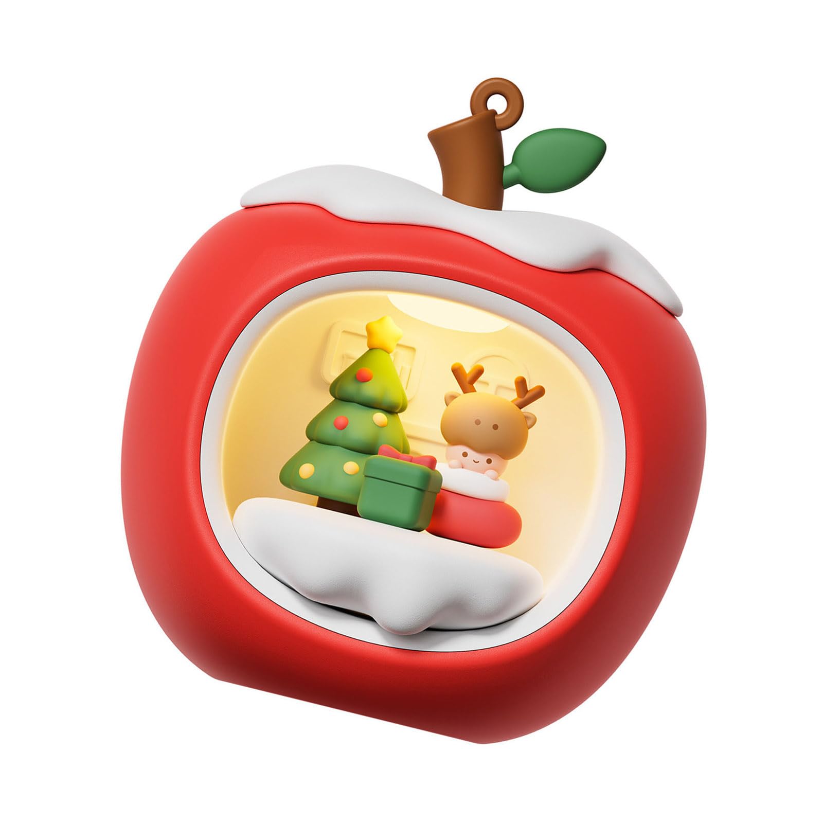 Elnwnnkc Portable Holiday Desk Lamp Festive Room Decoration Fruit House Christmas Night Light Enduring Room Decoration