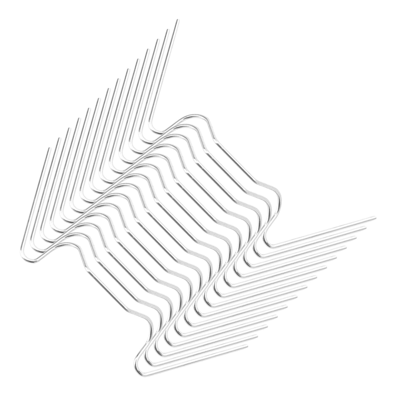 Clips para paneles de invernadero INOOMP de acero inoxidable plata que mejoran el sellado