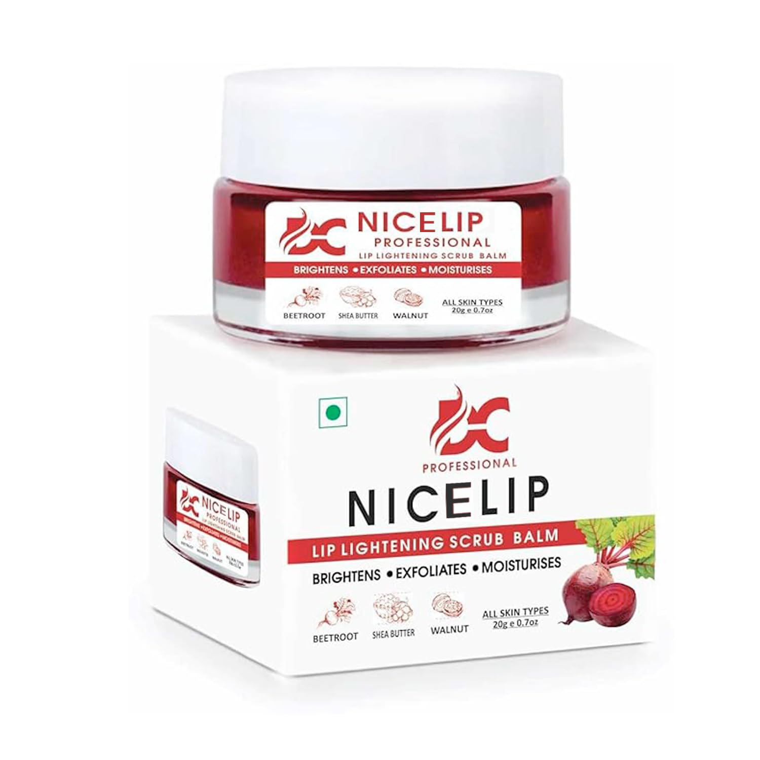 NicoLips Lip Scrub 20 gram for Lightening & Brightening Dark Lips | Exfoliating & Nourishing Formula for Soft | Smooth and Luscious Lips | Removes Dead Skin | Improves Lip Tone | Restores Natural Radiance (Pack of 1)-picture-30